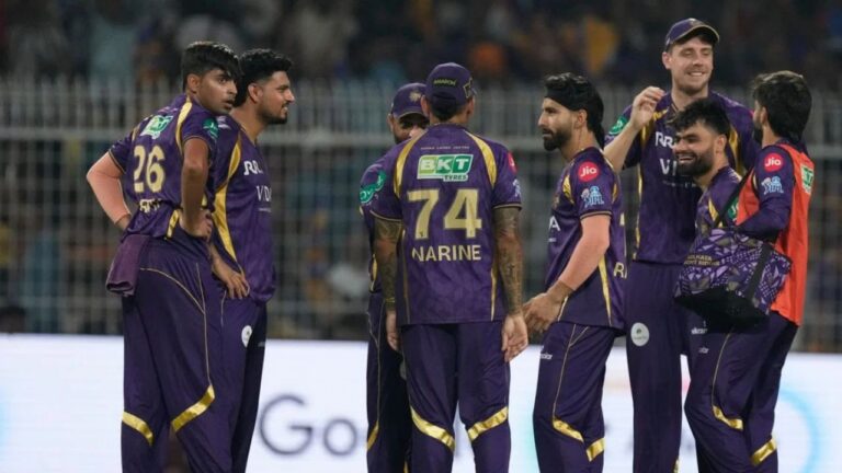 KKR کی آئی پی ایل 2026 پلی آف کی صورتحال اور باقی میچوں کا تجزیہ