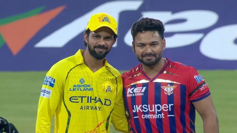 LSG بمقابلہ CSK ٹاس اپ ڈیٹ: رشبھ پنت نے ٹاس جیت لیا، اسپینسر جانسن کا ڈیبیو