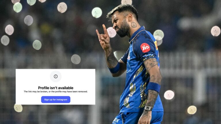 Hardik Pandya Follows Arshdeep Singh’s Footsteps, Removes His Entire Digital Tra – ہاردک پانڈیا کا انسٹاگرام اکاؤنٹ ڈی ایکٹیویٹ: ممبئی انڈینز کے کپتان کا بڑا فیصلہ