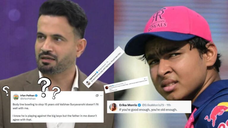 Irfan Pathan Thrashed For ‘Fatherly’ Defending Vaibhav Sooryavanshi – عرفان پٹھان کو ویبھو سوریاونشی کا دفاع مہنگا پڑا: آئی پی ایل میں باڈی لائن بولنگ پر بحث