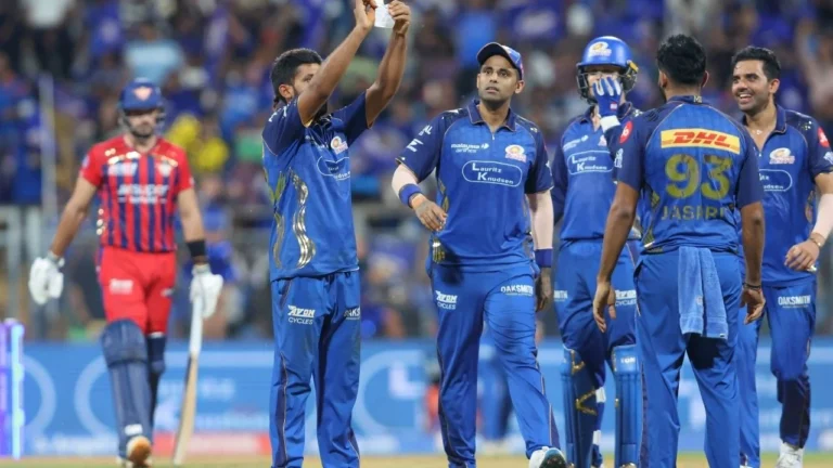 IPL 2026: رگھو شرما کا منفرد جشن، ممبئی انڈینز بمقابلہ لکھنؤ سپر جائنٹس