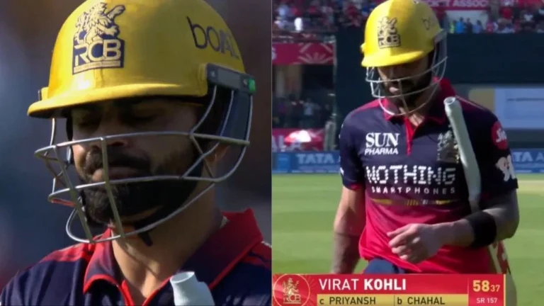 IPL 2026: یوزویندر چاہل نے وراٹ کوہلی کو آؤٹ کر کے میدان میں ہلچل مچا دی