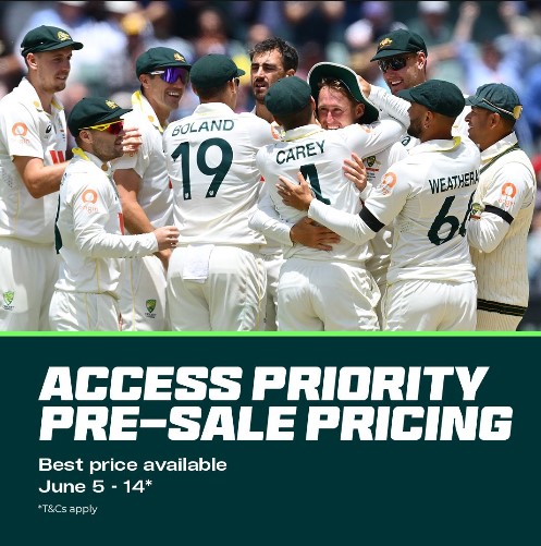 Bangladesh’s Australia Test tour among highlights of CA ticket pre-sale – ٹکٹوں کی فروخت کا آغاز